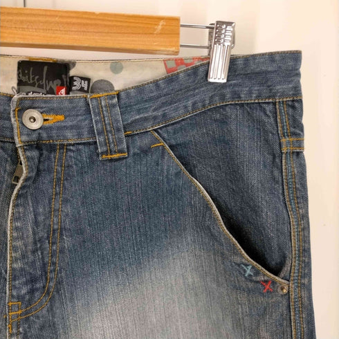 クイックシルバー Quiksilver 90~00s デザインデニムショーツ メンズ 34