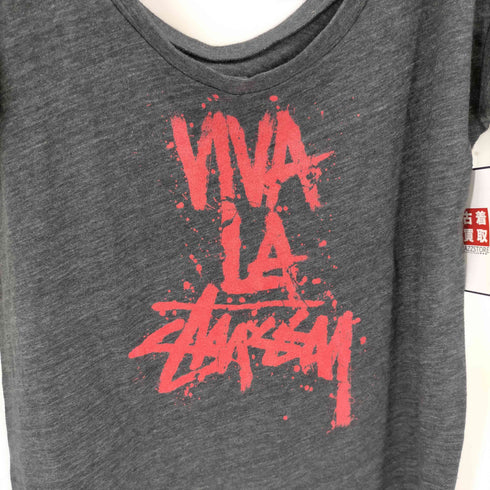 ステューシー Stussy VIVA LA プリント ラウンドネックカットソー レディース JPN:M