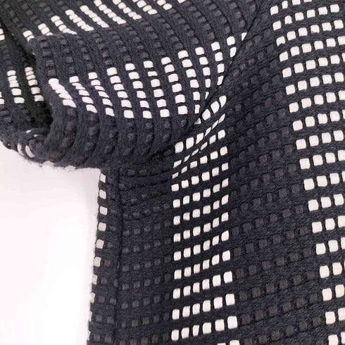 ザラ ZARA 裾フェイクレザー プリーツ切替 ハーフボタンワンピース レディース import:L