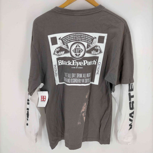 ザブラックアイパッチ THE BLACK EYE PATCH レイヤード ロングTシャツ メンズ JPN:M