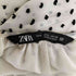 ザラ ZARA オーバーサイズ ドット メッシュ ワンピース レディース import:M