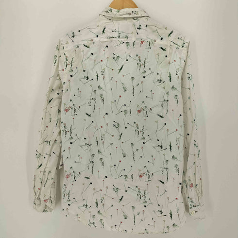 ポールスミス Paul Smith 21AW CUT FLOWERS プリントシャツ 花柄 メンズ import:M