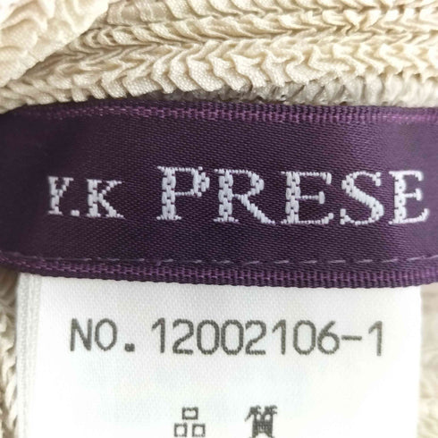 Y.K PRESE プリーツ加工 ハイネック 半袖カットソー レディース JPN:9号