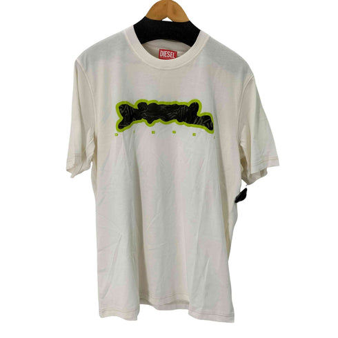 ディーゼル DIESEL 24SS S/S フロントロゴデザインクルーネックTシャツ メンズ import:L