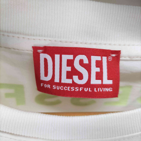 ディーゼル DIESEL 24SS S/S フロントロゴデザインクルーネックTシャツ メンズ import:L