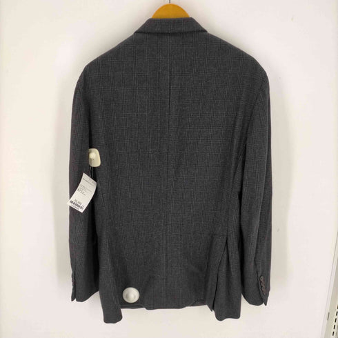 ラルフローレン RALPH LAUREN イタリア製 クラッシュ グレンチェックテーラードジャケット メンズ 42R