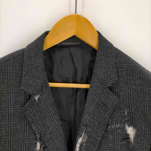 ラルフローレン RALPH LAUREN イタリア製 クラッシュ グレンチェックテーラードジャケット メンズ 42R