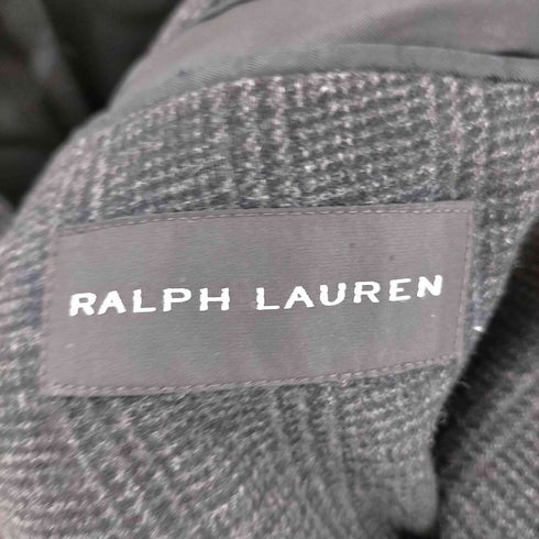 ラルフローレン RALPH LAUREN イタリア製 クラッシュ グレンチェックテーラードジャケット メンズ 42R