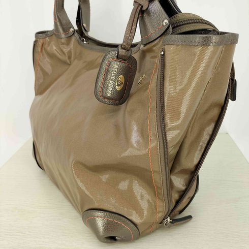 ペレボルサ PELLE BORSA ビニール レザー トートバッグ レディース