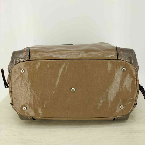 ペレボルサ PELLE BORSA ビニール レザー トートバッグ レディース