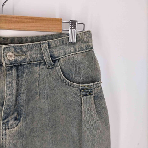 タックワイドデニムパンツ メンズ