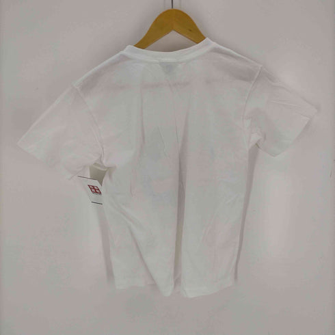 バナナリパブリック BANANA REPUBLIC USA製 シングルステッチ プリントクルーネックTシャツ レディース JPN:M