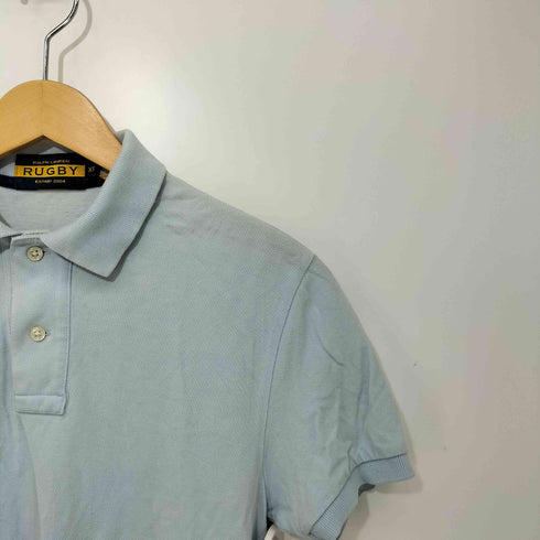 ラグビーラルフローレン Rugby Ralph Lauren 髑髏刺繍 鹿の子 S/S ポロシャツ メンズ import:XS