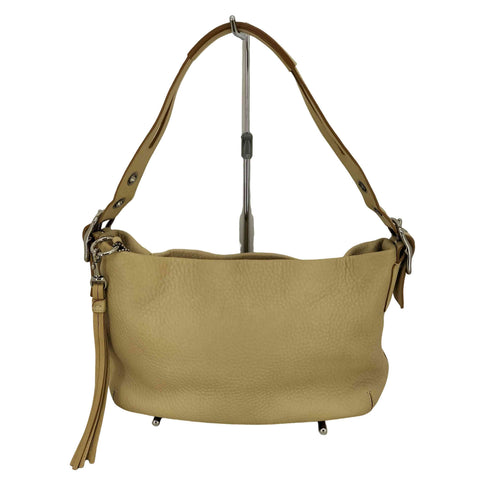 コーチ COACH シボ革 タッセルチャーム ショルダーバッグ レディース