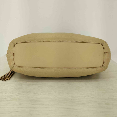 コーチ COACH シボ革 タッセルチャーム ショルダーバッグ レディース