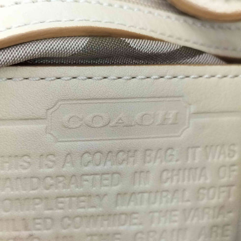 コーチ COACH シボ革 タッセルチャーム ショルダーバッグ レディース