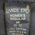 ランズエンド LANDS END USA製 プレーン クルーネックTシャツ レディース JPN:M