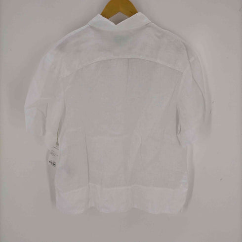 バナナリパブリック BANANA REPUBLIC リネンS/Sシャツ レディース import:M