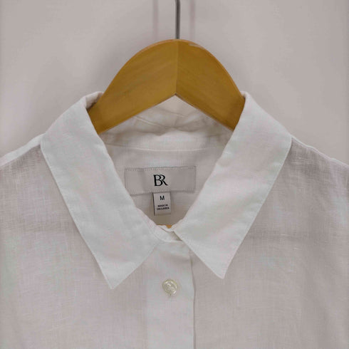 バナナリパブリック BANANA REPUBLIC リネンS/Sシャツ レディース import:M