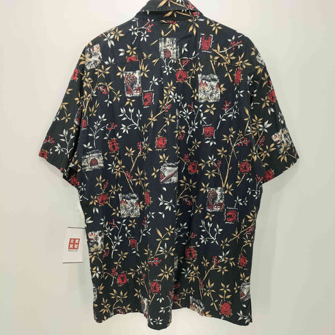 トミーヒルフィガー TOMMY HILFIGER 00S 総柄 アロハシャツ メンズ import:XL