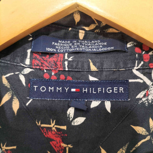 トミーヒルフィガー TOMMY HILFIGER 00S 総柄 アロハシャツ メンズ import:XL