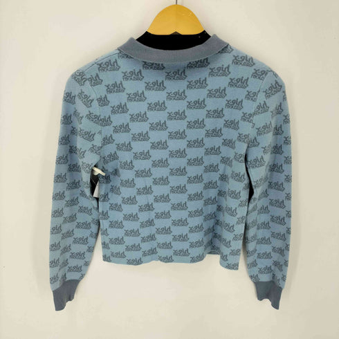 エックスガール X-girl XG MONOGRAM POLO CARDIGAN レディース FREE