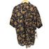 トミーヒルフィガー TOMMY HILFIGER コットンリネン 総柄 半袖 ボタンダウンシャツ メンズ import:L