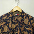 トミーヒルフィガー TOMMY HILFIGER コットンリネン 総柄 半袖 ボタンダウンシャツ メンズ import:L