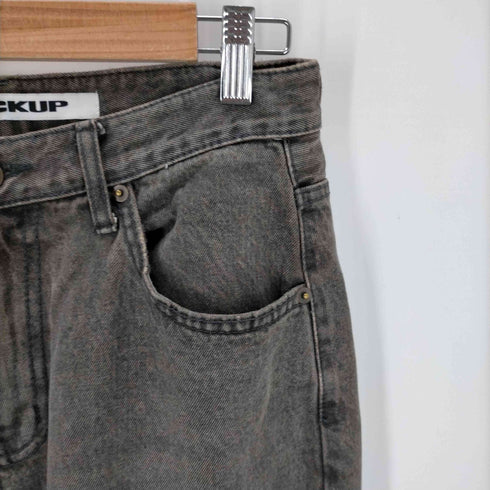 BLACKUP USED加工 バギーデニムパンツ メンズ JPN:S