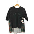 TRUNO by NOISE MAKER ロゴプリント プリーツ切替 Tシャツ レディース 36