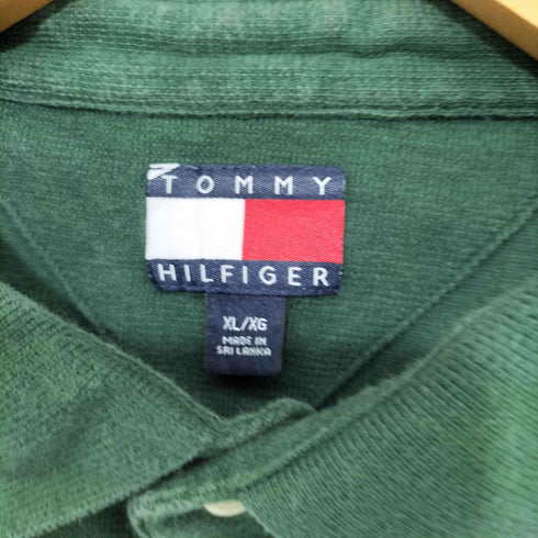 トミーヒルフィガー TOMMY HILFIGER ツートーン 半袖 ポロシャツ メンズ import:XL