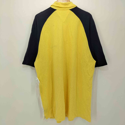 トミーヒルフィガー TOMMY HILFIGER ラグランスリーブ 半袖 ポロシャツ メンズ import:XXL