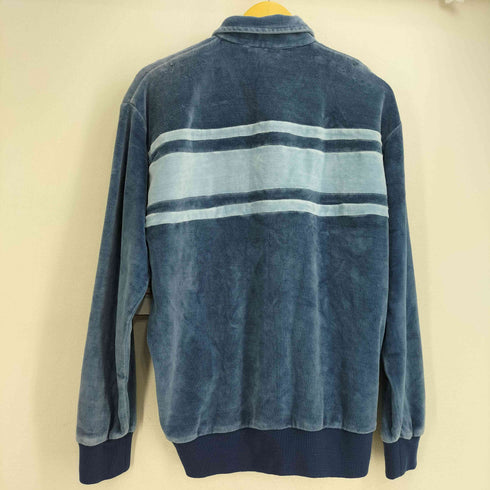 J.C.Penney 70s 長袖 ベロアポロ スウェット メンズ import:L