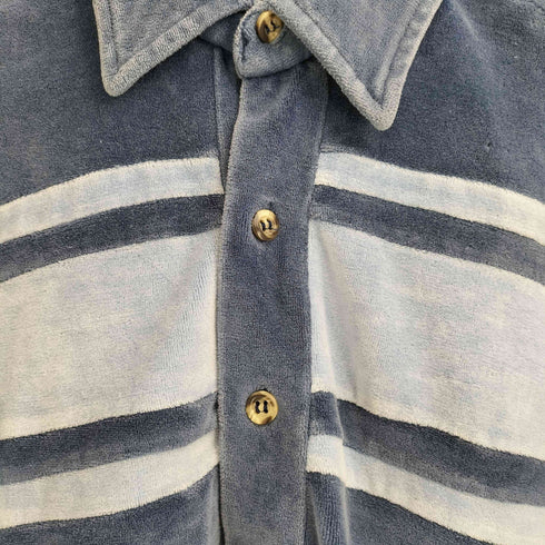 J.C.Penney 70s 長袖 ベロアポロ スウェット メンズ import:L