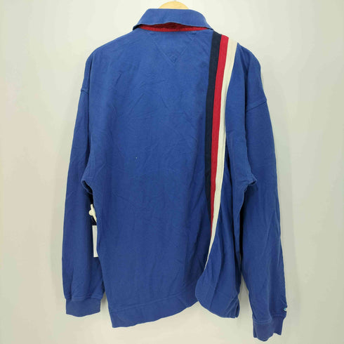 トミーヒルフィガー TOMMY HILFIGER ロゴ刺繍 ラガーシャツ 鹿の子 メンズ import:XL