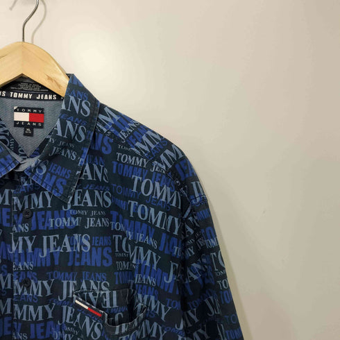 トミージーンズ tommy jeans ロゴグラフィックプリント 半袖シャツ メンズ import:XL