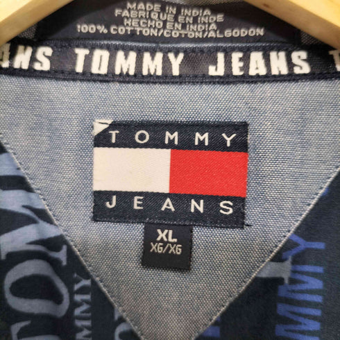 トミージーンズ tommy jeans ロゴグラフィックプリント 半袖シャツ メンズ import:XL