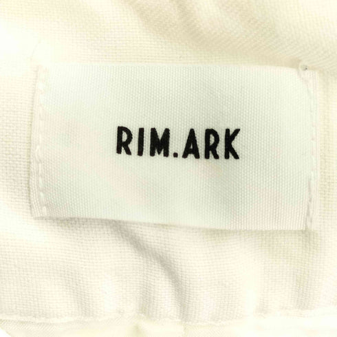 リムアーク RIM.ARK サイドジップ ハイウエストトラウザー レディース 36