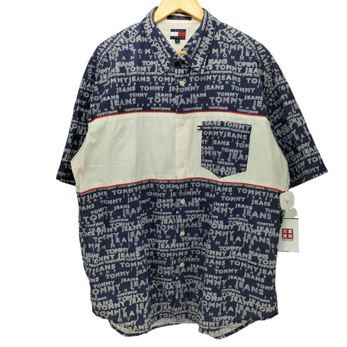 トミージーンズ tommy jeans ロゴグラフィックプリント 半袖シャツ メンズ import:XL