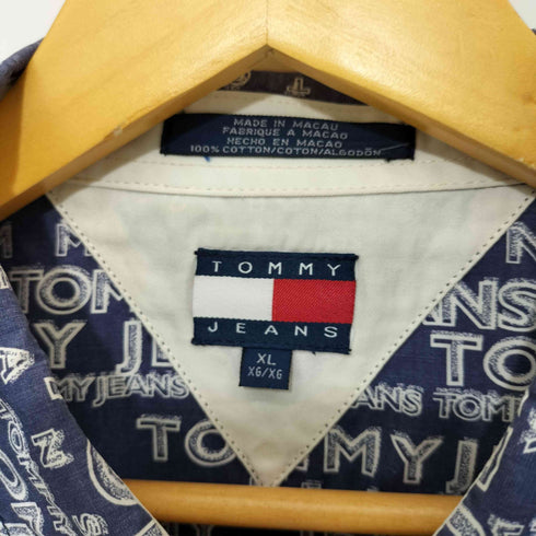 トミージーンズ tommy jeans ロゴグラフィックプリント 半袖シャツ メンズ import:XL