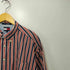 トミーヒルフィガー TOMMY HILFIGER ストライプ 半袖BDシャツ メンズ import:XL