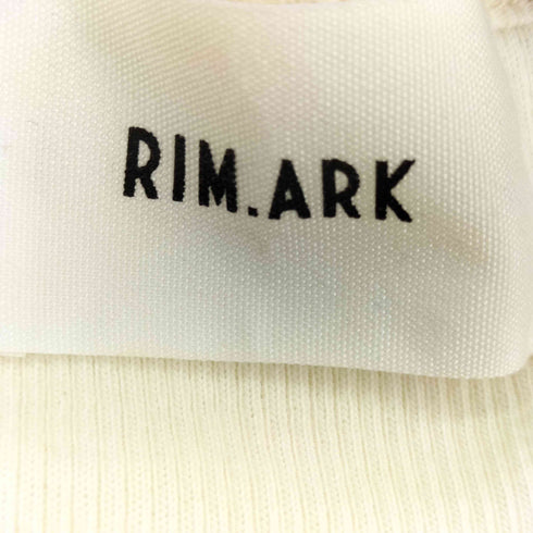 リムアーク RIM.ARK リブ Uネックカットソー レディース FREE