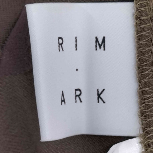 リムアーク RIM.ARK ストレートセンタープレスパンツ レディース 34