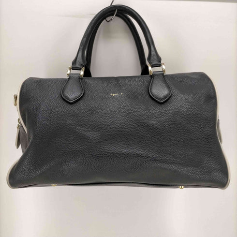 アニエスベーボヤージュ agnes b. VOYAGE レザーハンドバッグ レディース
