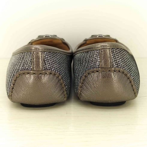 マイケルコース Michael Kors FULTON MOC GLITTER CHAIN MESH フルトン モカシン グリッター チェーン メッシュ レディース JPN:37