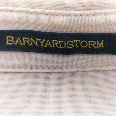 バンヤードストーム BARNYARDSTORM くすみピンクロールアップブラウスシャツ レディース JPN:0