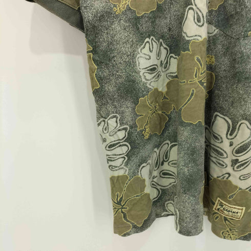 トミーバハマ Tommy Bahama フラワープリント 半袖ポロシャS メンズ import:S