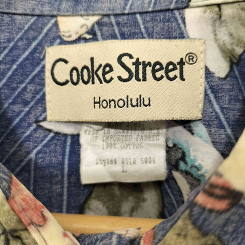 クックストリート Cooke Street 総柄 鯉 アロハシャツ メンズ import:L