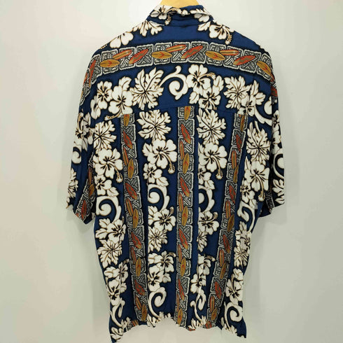 POPETES レーヨン 総柄アロハシャツ メンズ import:XL