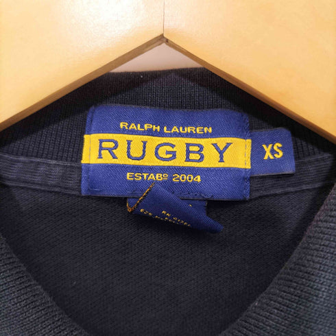 ラグビーラルフローレン Rugby Ralph Lauren 髑髏刺繍 鹿の子 S/S ポロシャツ メンズ import:XS